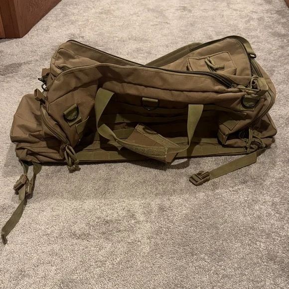 Voodoo Tactical Military Duffle Gear Bag Olive Drab Army Style